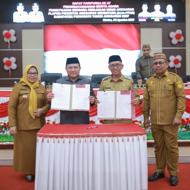 Pemkab-DPRD Pohuwato Tandatangani Kesepakatan KUA-PPAS APBD 2027