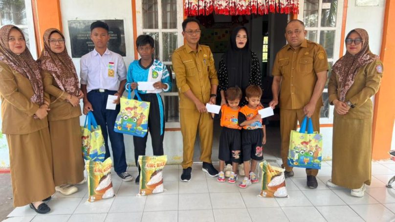 Maulid Nabi, Kecamatan Taluditi Berbagi Paket Bahagia untuk Anak Yatim