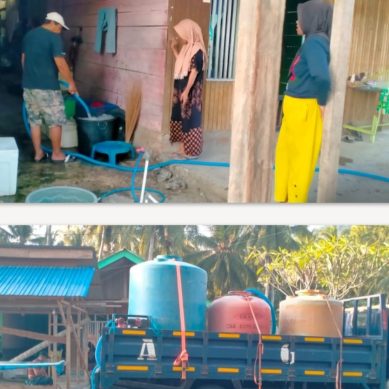 Partai Nasdem  Salurkan Air Bersih Ke Sejumlah Wilayah Di Pohuwato