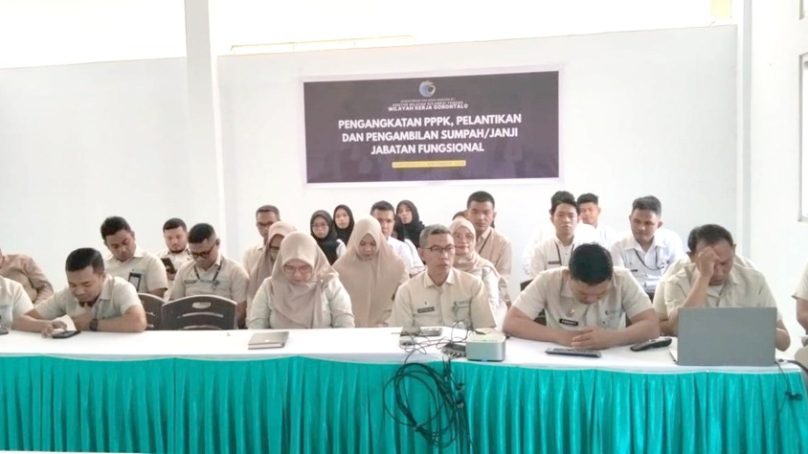 Koordinator Wilker KemenHAM Gorontalo Tekankan Pemenuhan Data Dukung Reformasi Birokrasi dan Penguatan Kinerja Pegawai