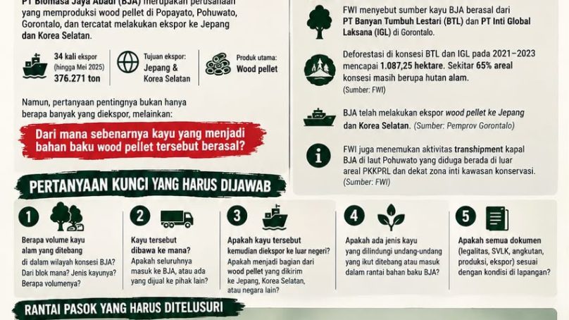 M. FADLI DESAK AUDIT TOTAL RANTAI PASOK WOOD PELLET BJA: “JANGAN HANYA HITUNG EKSPOR, TELUSURI ASAL KAYUNYA!”