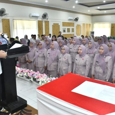 Pelantikan GOW Pohuwato, Bupati Saipul Mbuinga Dorong Perempuan Jadi Kekuatan Pembangunan