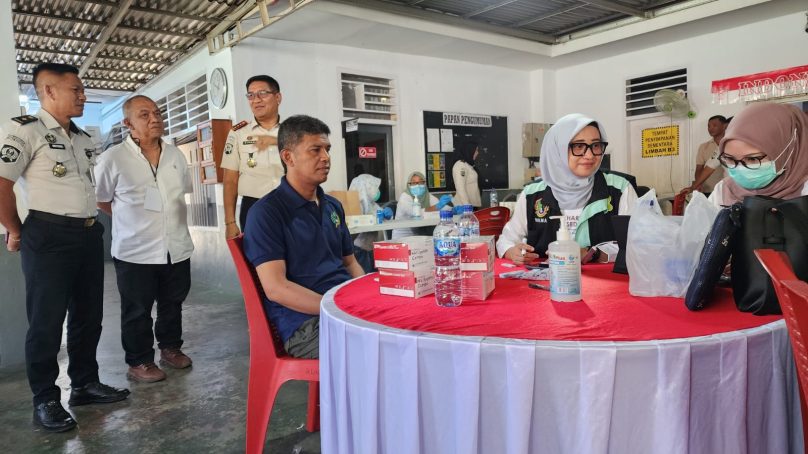 Layanan Kesehatan Gratis, 300 Warga Binaan Diperiksa HIV dan Sifilis