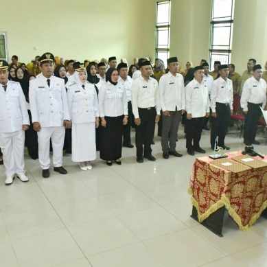 Pelantikan 32 Pejabat, Wabup Pohuwato Tekankan Disiplin dan Integritas
