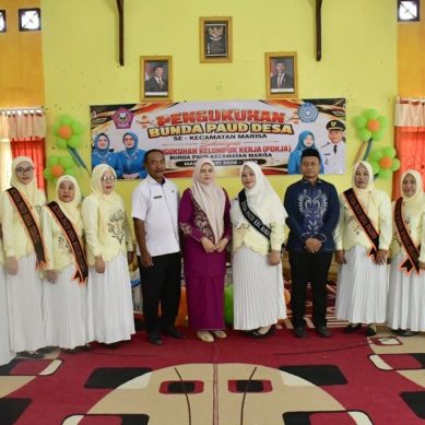 Bunda PAUD Desa dan Pokja Kecamatan Marisa Dikukuhkan