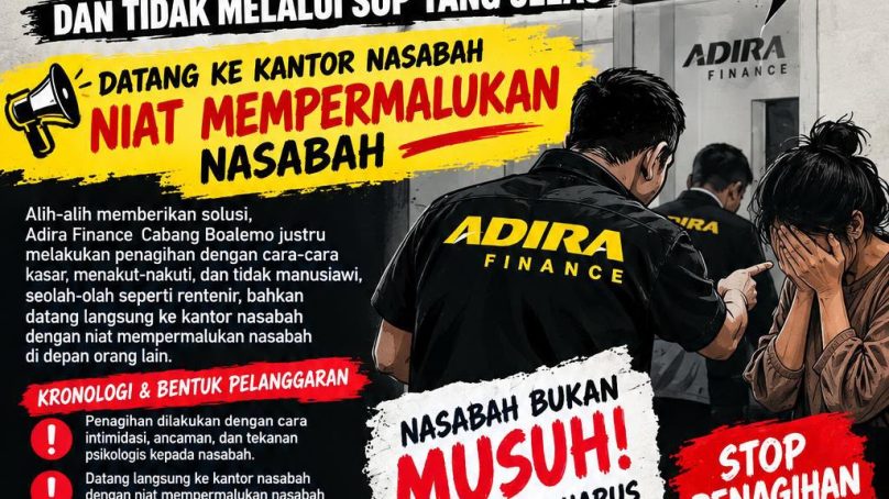 Soroti Penagihan Adira Finance Cabang Boalemo, Aliansi Akan Gelar Aksi di Adira Finance dan DPRD Provinsi Gorontalo