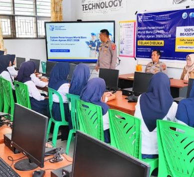 Sosialisasikan SPMB SMA Kemala Taruna Bhayangkara TA 2027/2028, Polres Pohuwato Sambangi SMP Negeri 3 Duhiadaa