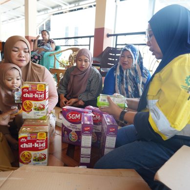PGM Berikan Bantuan Makanan Tambahan Ibu Hamil  Dan Anak Kurang Gizi