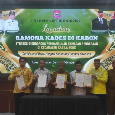 Launching RAMONA di Kabila Bone, Ismet Mile Dorong Potensi Desa Jadi Kekuatan Ekonomi Kawasan