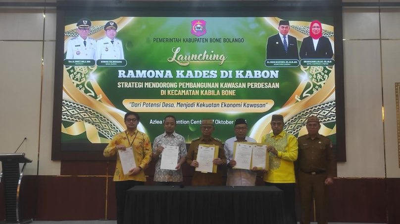 Launching RAMONA di Kabila Bone, Ismet Mile Dorong Potensi Desa Jadi Kekuatan Ekonomi Kawasan