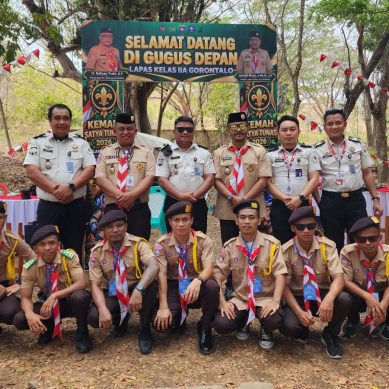 Dari Balik Jeruji ke Bumi Perkemahan, 10 Warga Binaan Lapas Gorontalo Ikuti Kemah Satya Tunas