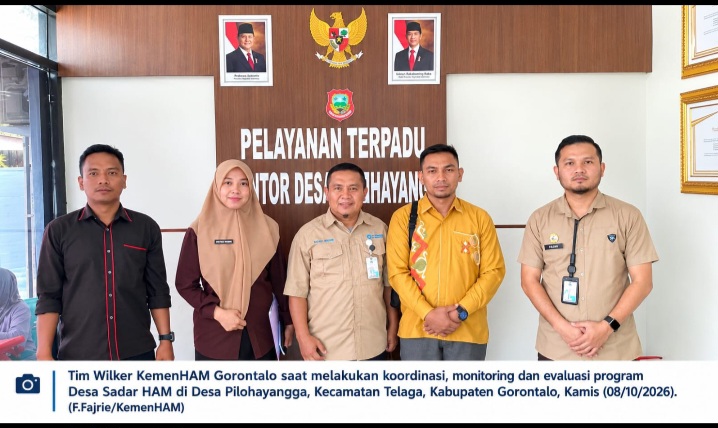 KemenHAM Perkuat Desa Sadar HAM Pilohayanga